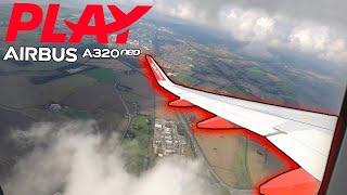 (4K 60FPS) PLAY Airlines Airbus A320Neo Flight Liverpool Airport - Iceland (September 2023)