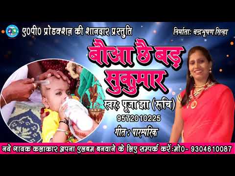 MAITHILI MUNDAN GEET - बौआ छै बड़ सुकुमार - SINGER- PUJA JHA RUCHI