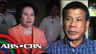 UKG: Duterte to Miriam: I am not fit for national office