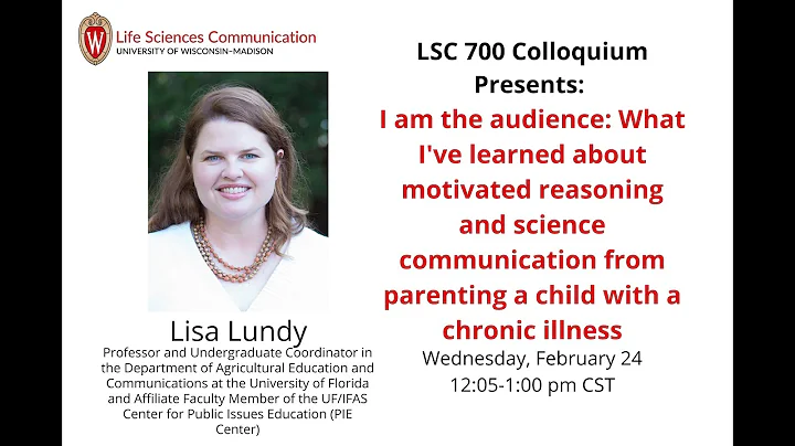 LSC Colloquium: Lisa Lundy "I am the audience: What I've learned about motivated reasoning"