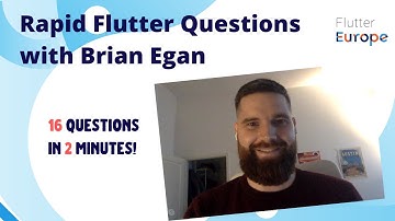 Rapid Flutter Questions with Brian Egan