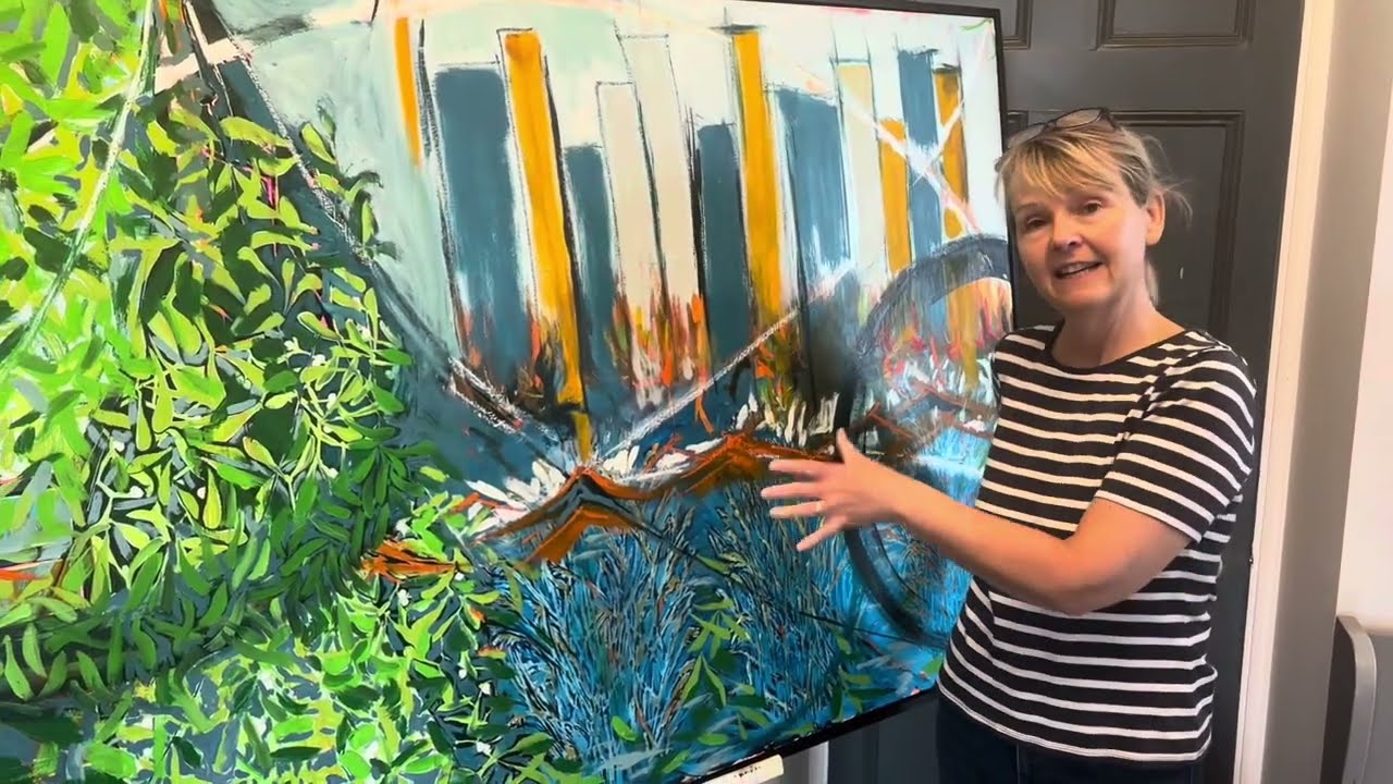 Helen Alice Johnson Artist In the Studio 