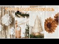 HIGH END DIY DOLLAR STORE HOLIDAY Decor | Boho + Scandinavian Christmas