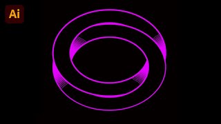 Circle illusion in illustrator | Create this amazing effect in adobe illustrator 2021 #shorts