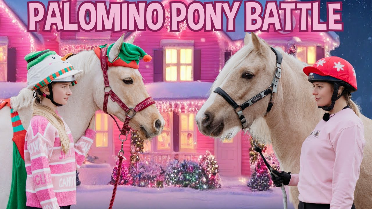 БИТВА ПОНИ ПАЛОМИНО - ХАРЛОУ И ПОПКОРН ПРОТИВ МЕГ И ЭТТИ