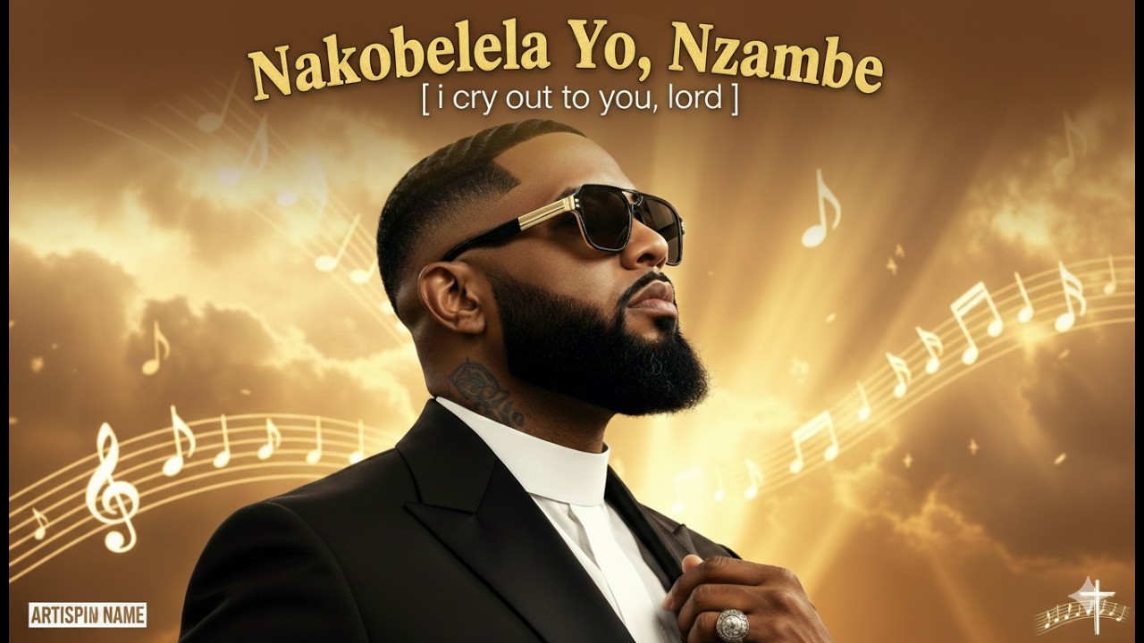 AI RUMBA GOSPEL - Nakobelela Yo, Nzambe | Ferre Gola Inspired | #lyrics  #lingala