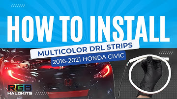 How to Install Honda Civic Multicolor DRL Boards (2016-2021)