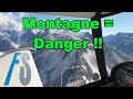 Fs2020  a2a comanche  les dangers de la montagne  2k