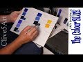 Color Mixing Blue Acrylic Paint