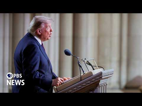 WATCH: Trump calls Sen. Lindsey Graham a 'legend' at Washington funeral service