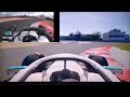 F1 Réel vs Virtuel George Russel Hungaroring Gp pole lap 2022