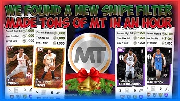 NBA2K19 25 DAYS OF SNIPING EPI 16 - HEAT CHECK SNIPE FILTER - WE MADE TONS OF MT IN NO TIME!!!