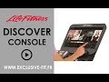 Tapis de course life fitness discover console  exclusive fit