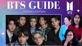 Friends First Time Reaction To A Guide to BTS Members: The Bangtan 7