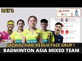 SUSUNAN PEMAIN &amp; JADWAL BADMINTON ASIA MIXED TEAM CHAMPIONSHIP 2025 HARI INI #batc2025 #bac2025