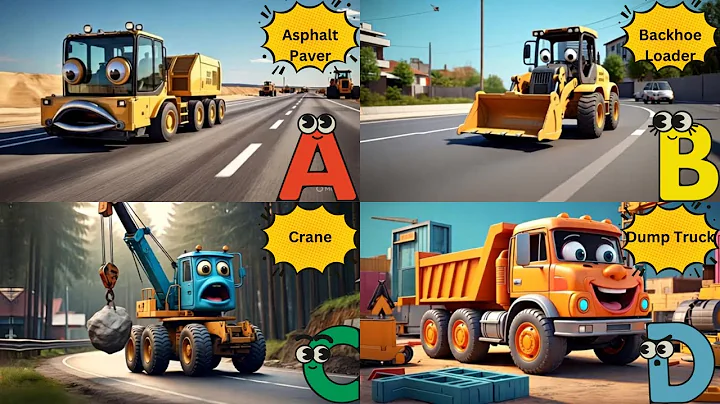 ABC Construction Vehicles Song🚜 | Learn Construction Machines A to Z | Educational Kids Song | #abcd