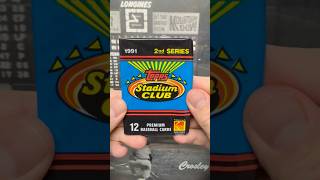 Pack Rip! 1991 Topps Stadium Club! Good Pack? #junkwax  #topps  #packopening #baseballcards