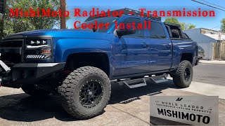 2014-2018 Silverado 5.3L Radiator + Transmission Cooler Install! This truck is CLEAN!!