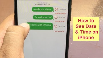 How to See the Date and Time on iPhone Text Messages
