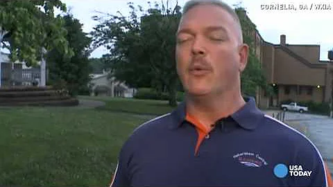 SWAT team tosses flash bang grenade in baby's playpen