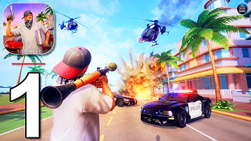 Gangs Fighter: Vice Island - Gameplay Walkthrough Part 1 - Missions (Android, iOS)