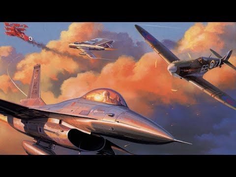 Dogfight: 80 Years of Aerial Warfare (aka Air Duel) • Vektor Grafix / Microprose 1993 (Roland)