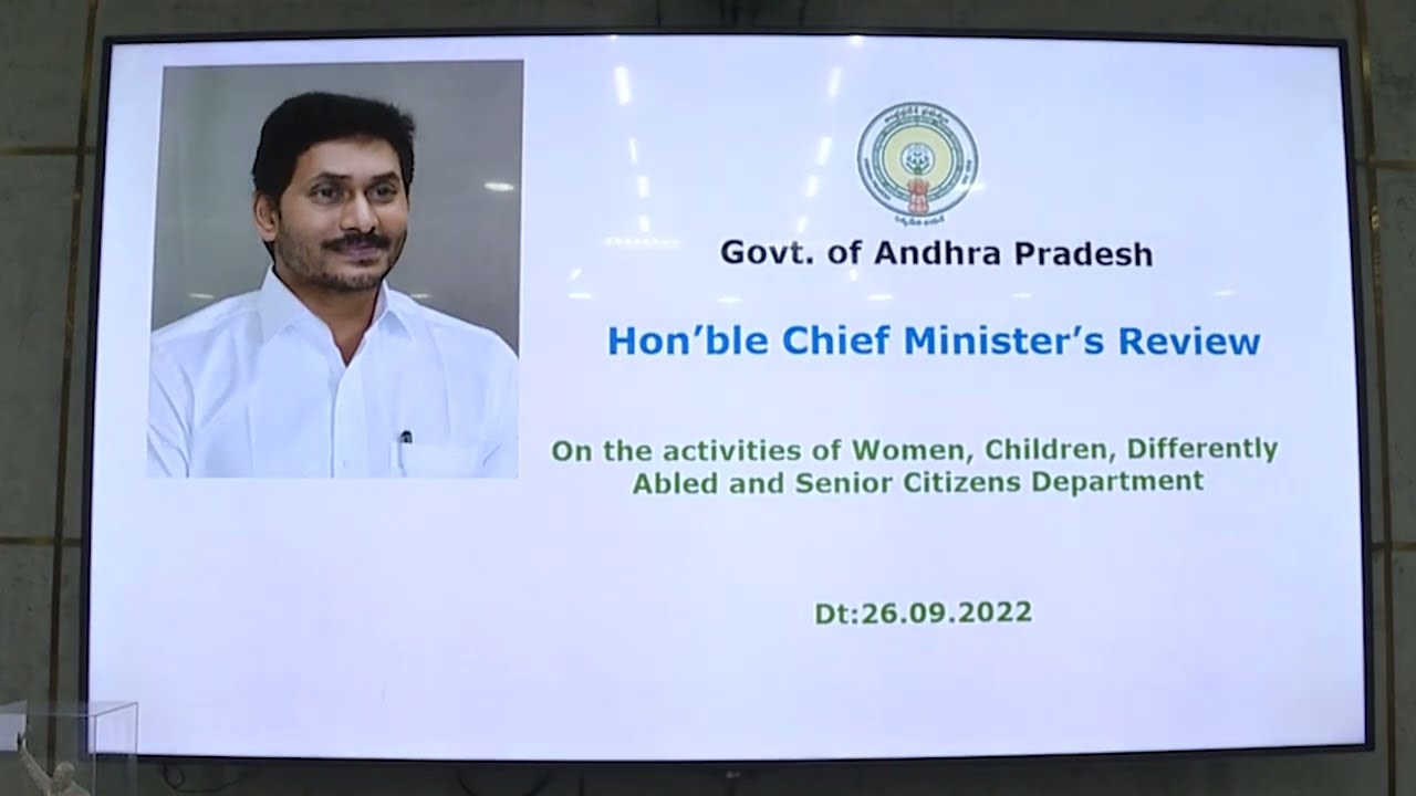 cm-ys-jagan-holds-meeting-women-and-children-welfare-differently-abled