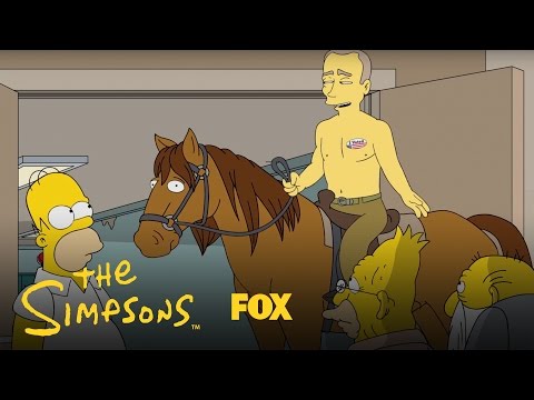 Homer Votes 2016 | Season 28 | THE SIMPSONS