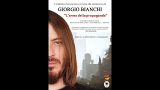 Conferenza di Giorgio Bianchi - 22/03/2025 - Sanremo