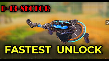 FASTEST WAY TO UNLOCK D-13 SECTOR CALL OF DUTY MOBILE👌