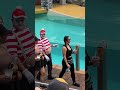 Look what hi discovered Tom mime SeaWorld #seaworldmime... #Shorts #boomly6