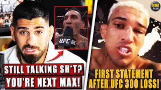 Ilia Topuria FIRES BACK at Max Holloway! Oliveira REACTS after UFC 300 loss! Sterling wants Ortega