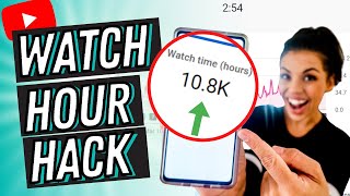 DO THIS! If You Are Under 4k Hours Of Watch Time (in 3 simple steps)