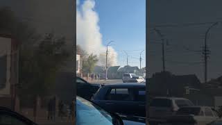 В центре Саратова горит двухэтажный дом