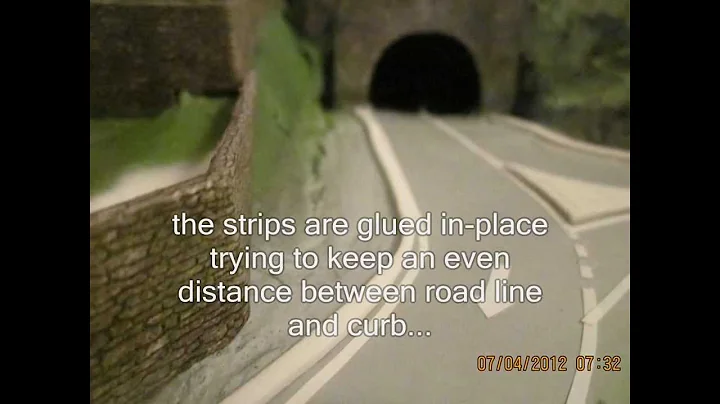 Street Curbs scale model