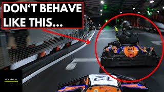 UK's ANGRIEST KARTING DRIVER CAUSES CRASHES AND RAGES HARD BEFORE GETTING BANNED! *POLICE CALLED*