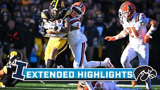 Illinois at Iowa | Extended Highlights | Big Ten Football | Nov. 18, 2023