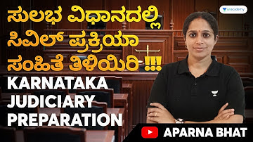 Tricks & Tips to Learn Code of Civil Procedure | Karnataka Judiciary | Aparna Bhat