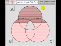 Operaciones con conjuntos en diagramas de Venn