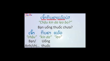 #shorts Hỏi thăm người bệnh bằng tiếng Lào