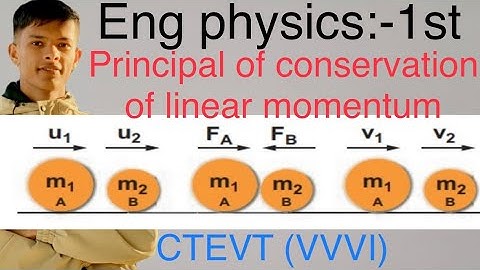principal of conservation of linear momentum ctevt diploma 1st year || physics ctevt