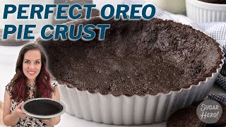 Easy 2-Ingredient Oreo Pie Crust