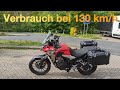 Honda CB500X (2019): Verbrauch bei 130 km/h | Piotrrr Moto