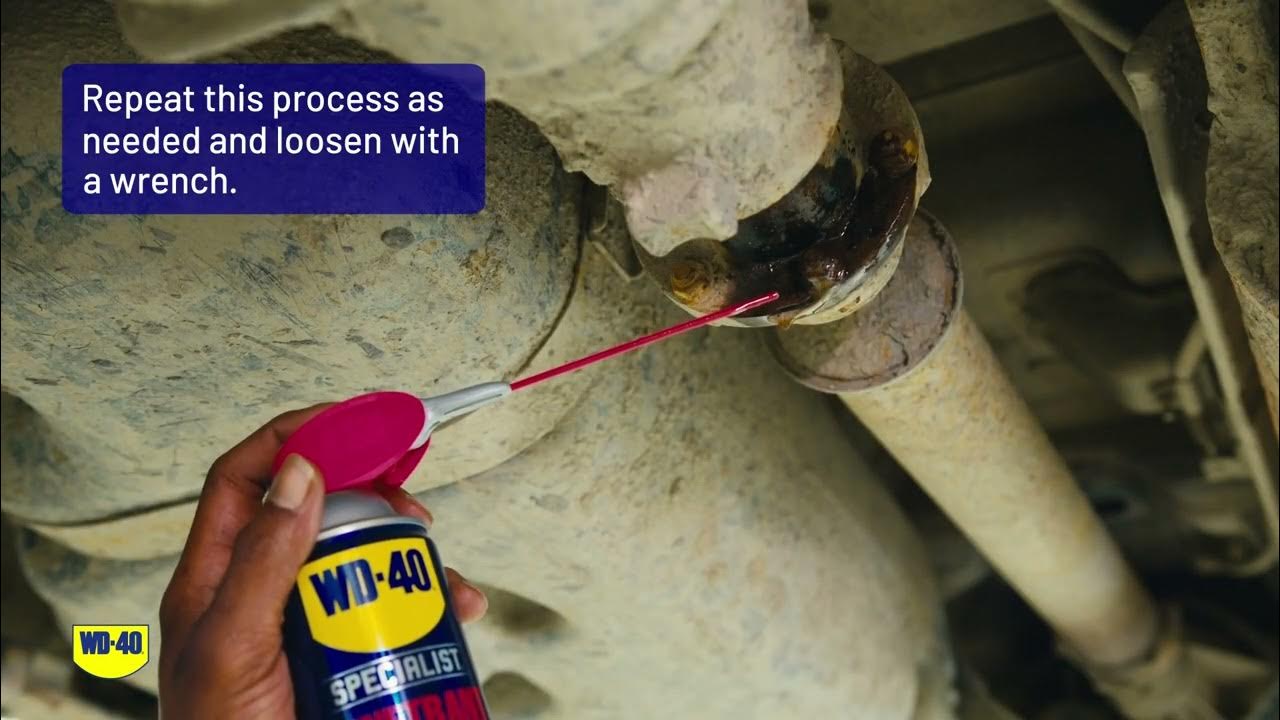 How To Remove Stuck Nuts And Bolts with WD40 Specialist®