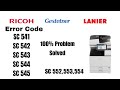 how to reset ricoh error code sc542, ricoh sc542-01
