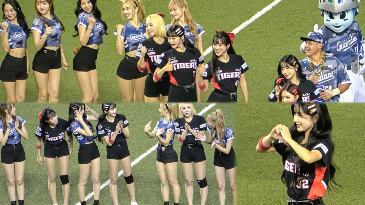 張進德MVP頒獎Fubon Angels 起亞虎KIA Tigers啦啦隊cam⚾MVP舞、出局舞、Go Stronger⚾2024/7/27台北大巨蛋G!Pop主題日