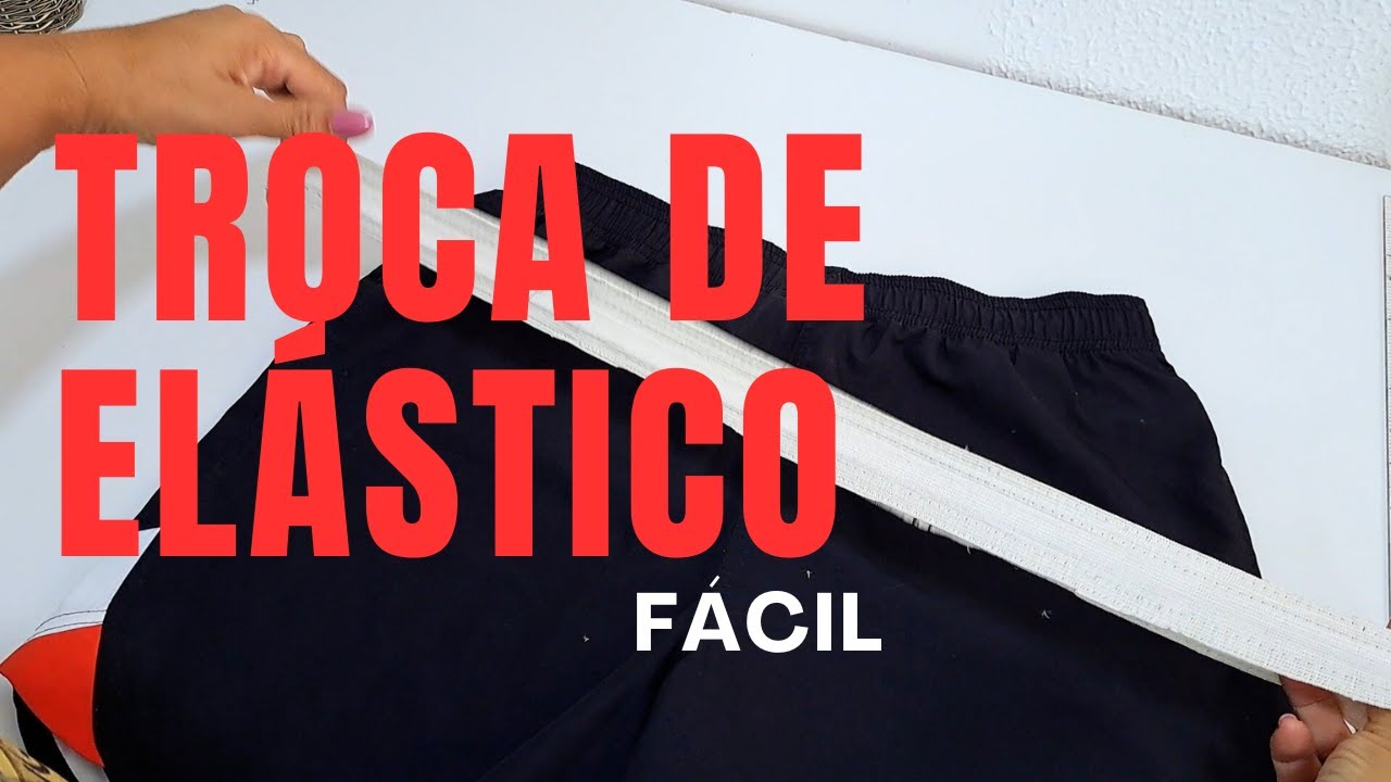 Como Trocar o Elástico de Bermuda de Forma Fácil e rapido