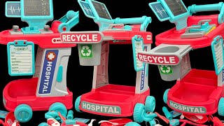 16 Minutes Satisfying with Unboxing Big Cute Doctor Medical Cart Toy Review | ASMR Toys