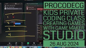 ProCodeCG Kids Private Coding Class - Darren - 26 Aug 2024