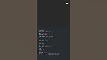Short Infinity shape CSS | CSS Shape | HTML